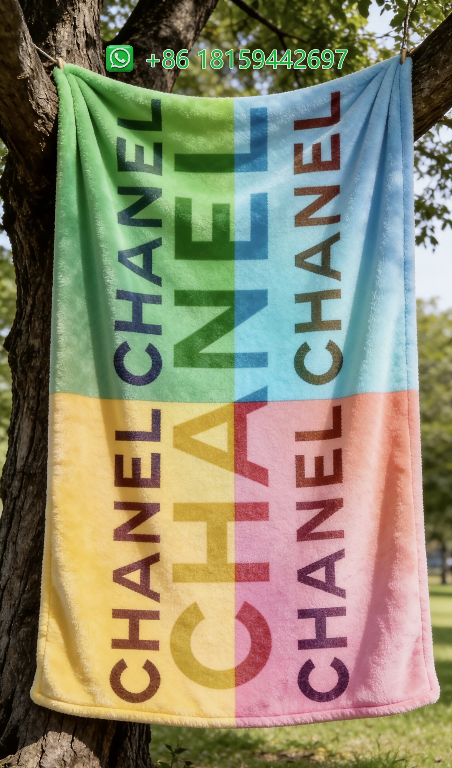 Chanel Throw Blankets